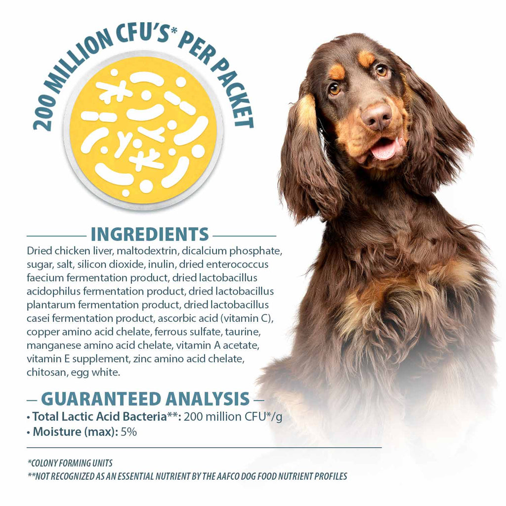 Probiotic Powder Packets for Dogs