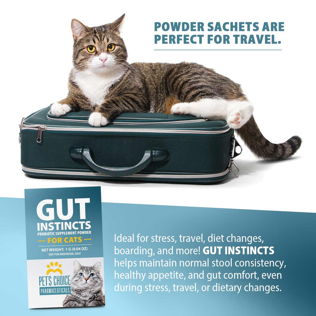Probiotic Supplement for Cats, 30 Powder Packets, Made in USA