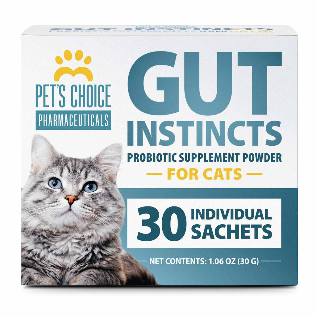 Probiotic Supplement for Cats, 30 Powder Packets, Made in USA