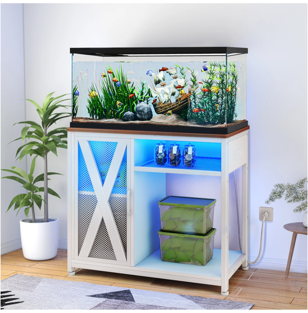 Fish Tank Stand w/ Power Outlets