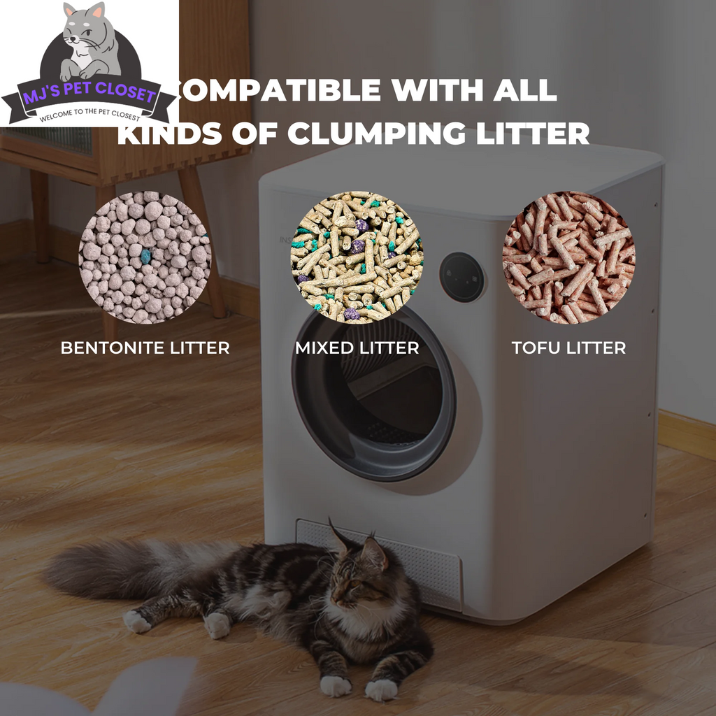 Self-Cleaning Cat Litter Box  with app control ! 🐱✨