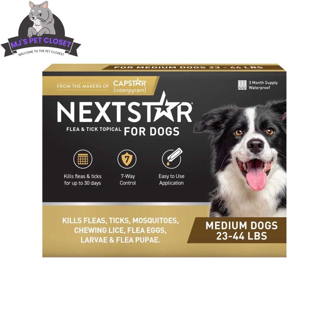 Ultimate  Flea & Tick Defense for Dogs -23/44 Lbs -2-Pack