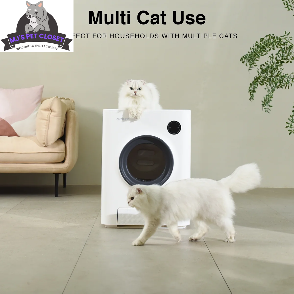 Self-Cleaning Cat Litter Box  with app control ! 🐱✨
