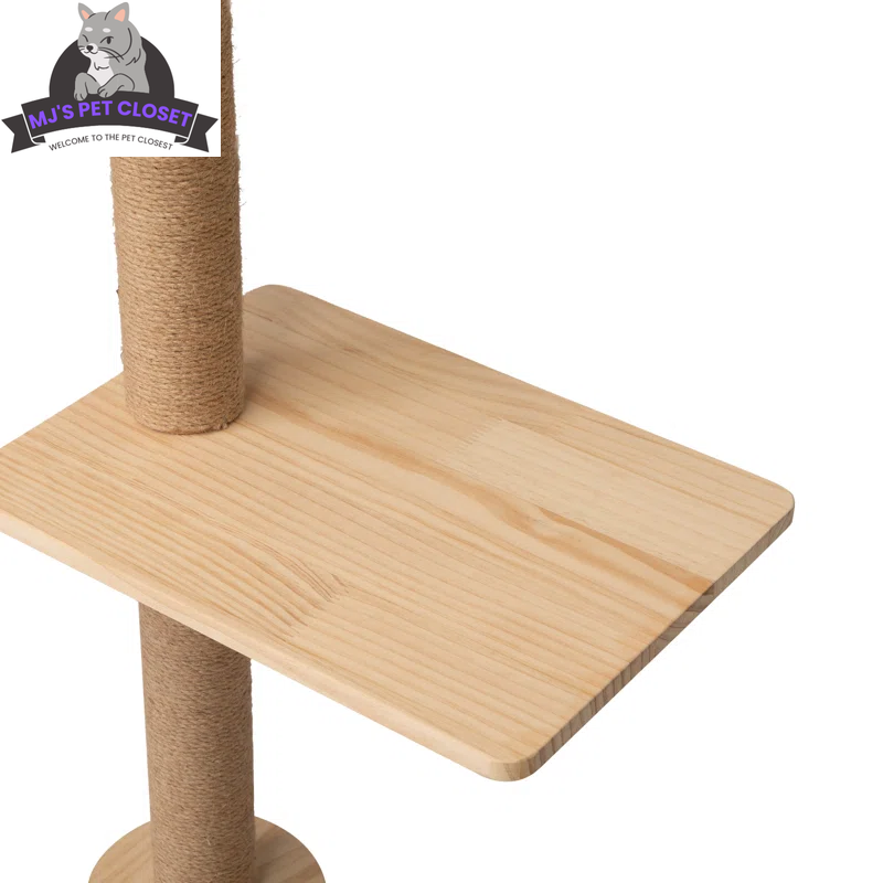 7-Piece Wall-Mounted Climbing Tower for Cats