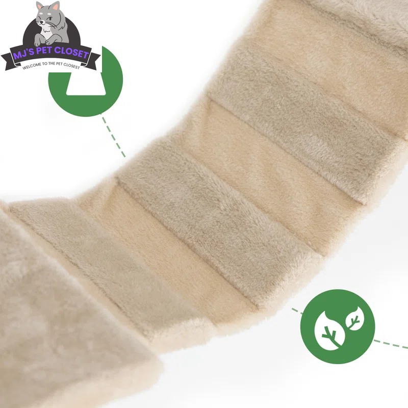 7-Piece Wall-Mounted Climbing Tower for Cats
