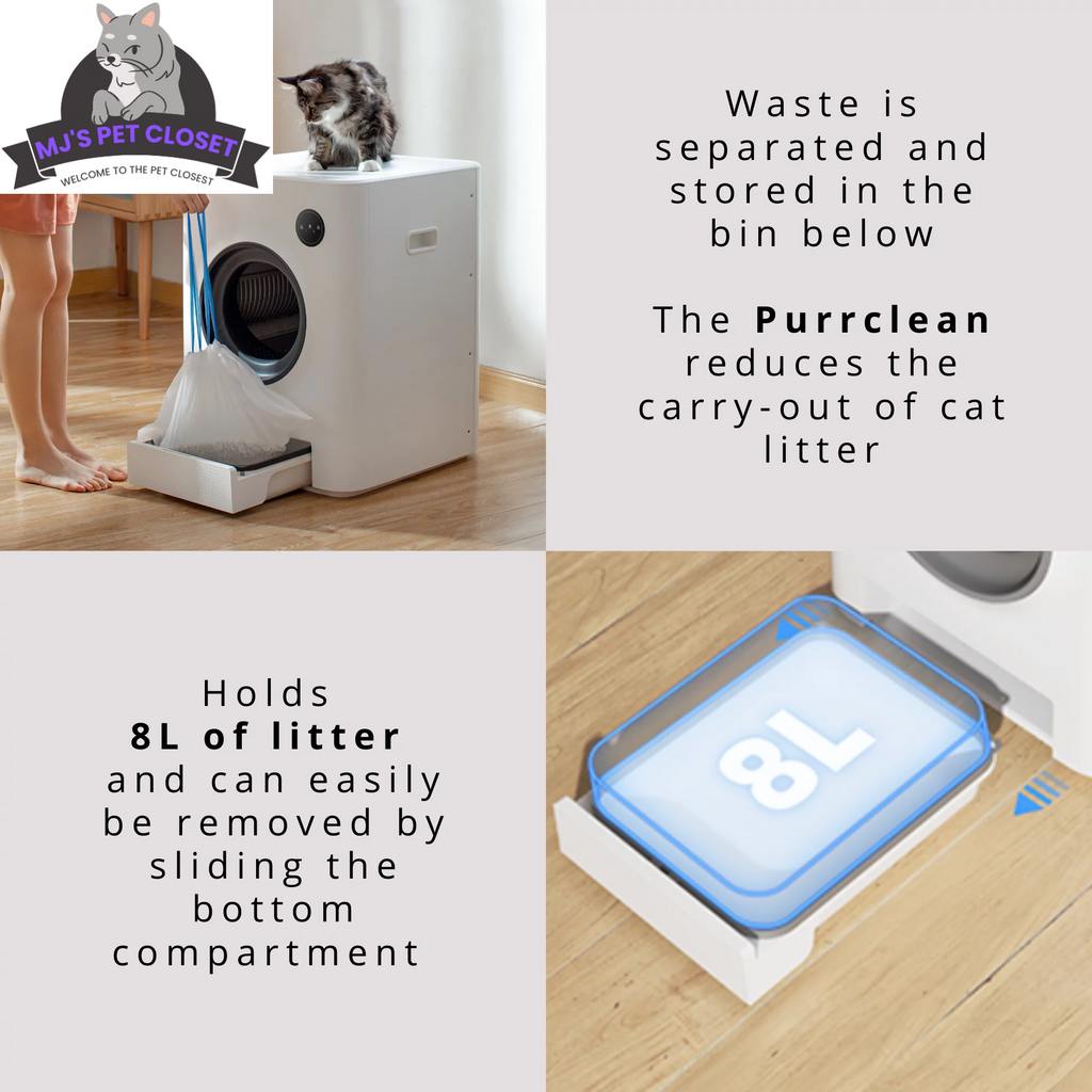 Self-Cleaning Cat Litter Box  with app control ! 🐱✨